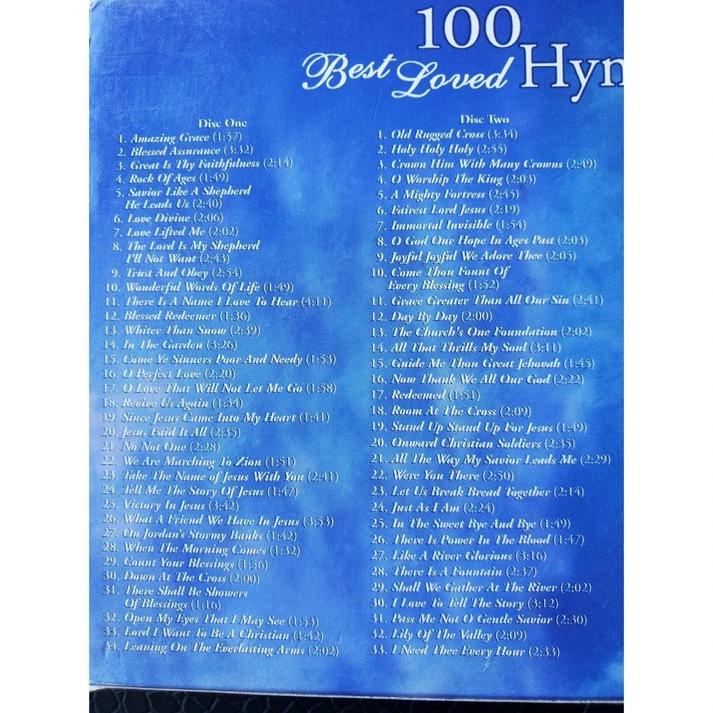 100 Best Loved Hymns 3 Disc Set CD By Various Artists - Very Good - Picture 3 of 13